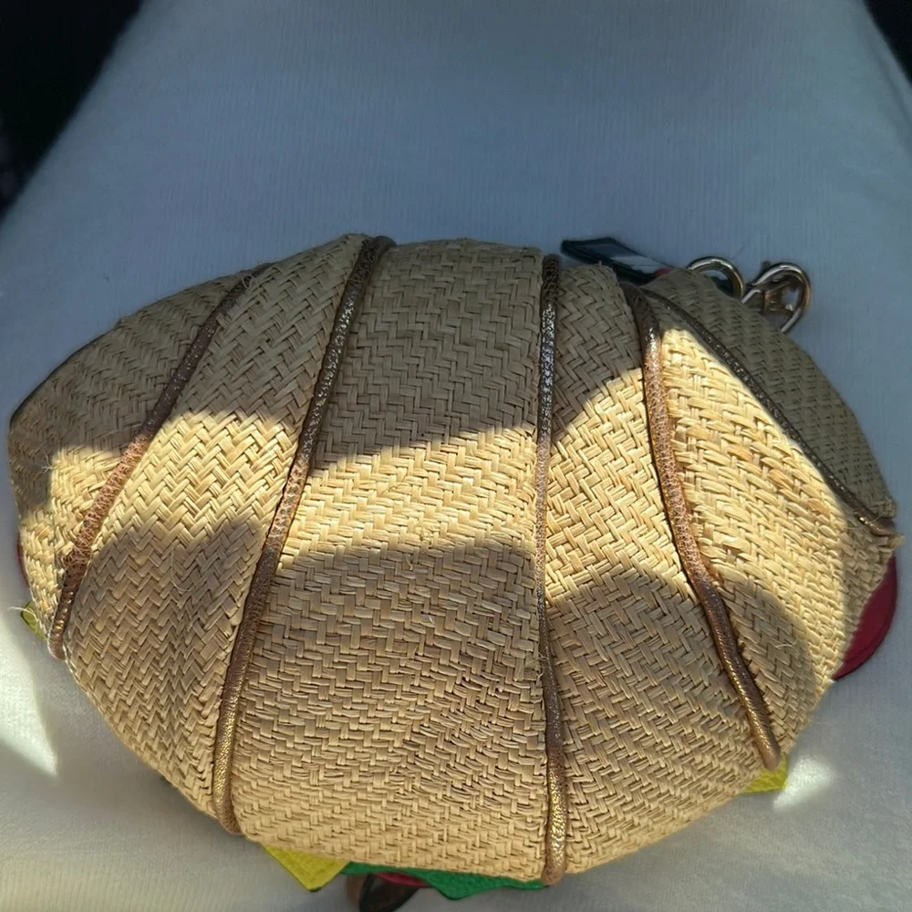 Betsey Johnson Multicolor Croissant 🥐 Wristlet - Picture 3 of 5